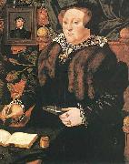 Hans Eworth Mary Neville Lady Dacre painting